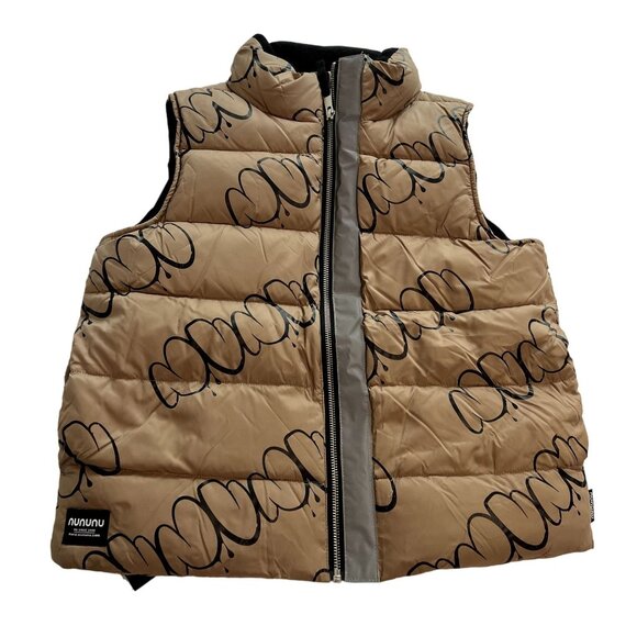Nununu Bubbly Down Vest in Coffee - Picture 2 of 4